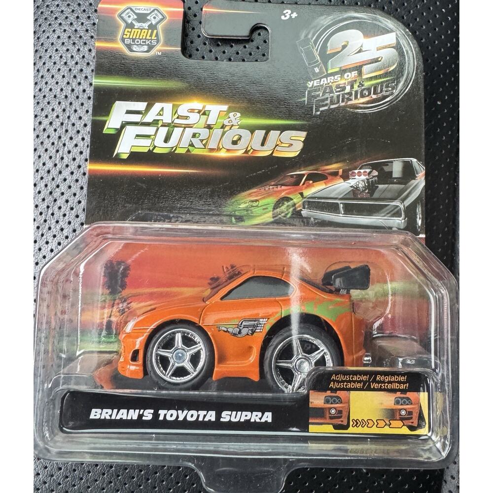 Jada 1:43 25 Years Of Fast & Furious 2026 Small Blocks Brian’s Toyota Supra